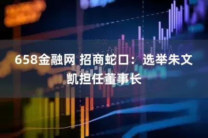 658金融网 招商蛇口：选举朱文凯担任董事长